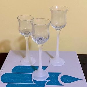 Partylite Glass Trio